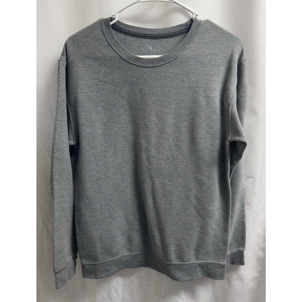 Athletic Works Sweatshirt Men's Size Small (34-36) Heather Gray Long Sleeve